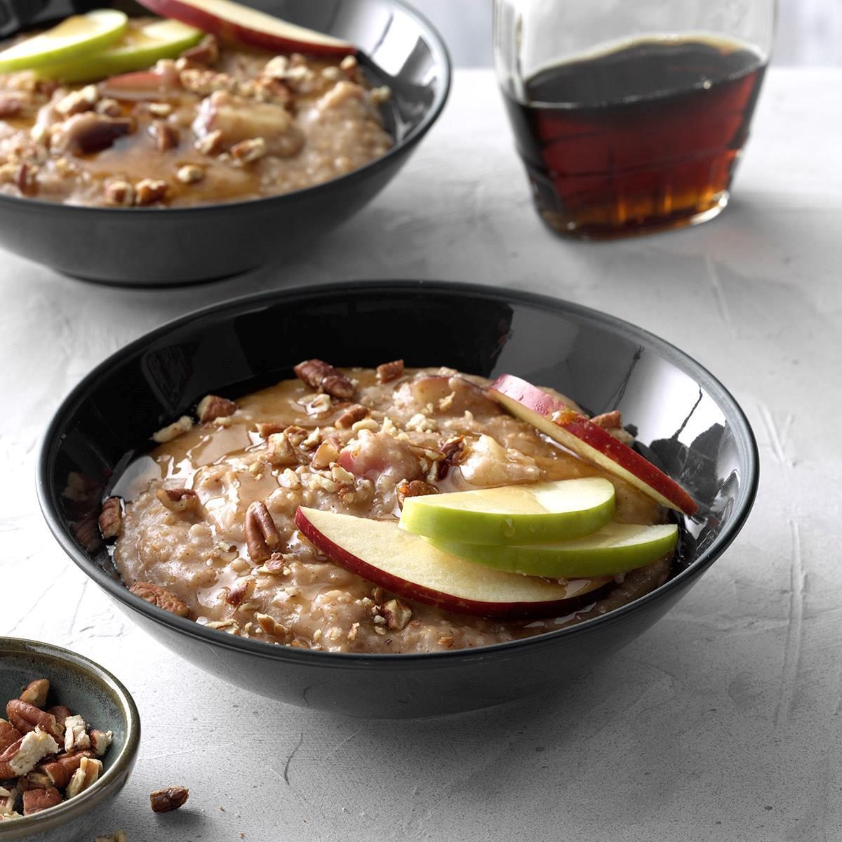 Apple pie steel cut oatmeal