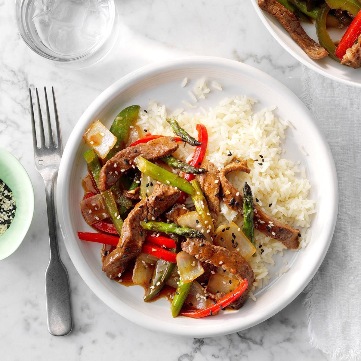 Asparagus Beef Teriyaki