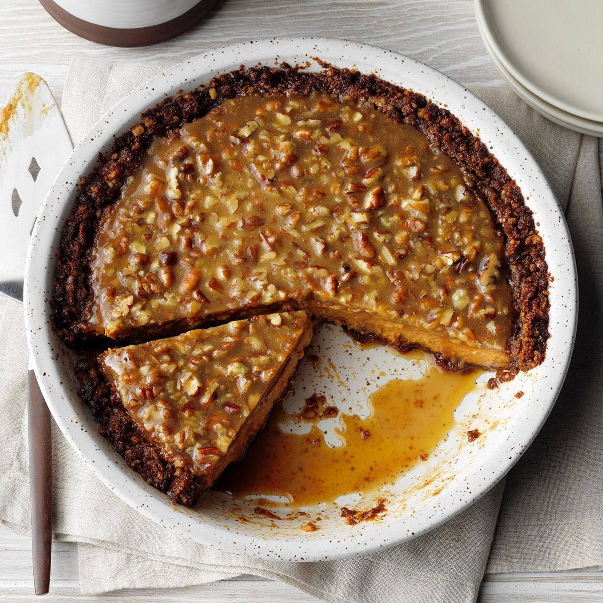 Pumpkin Praline Pie