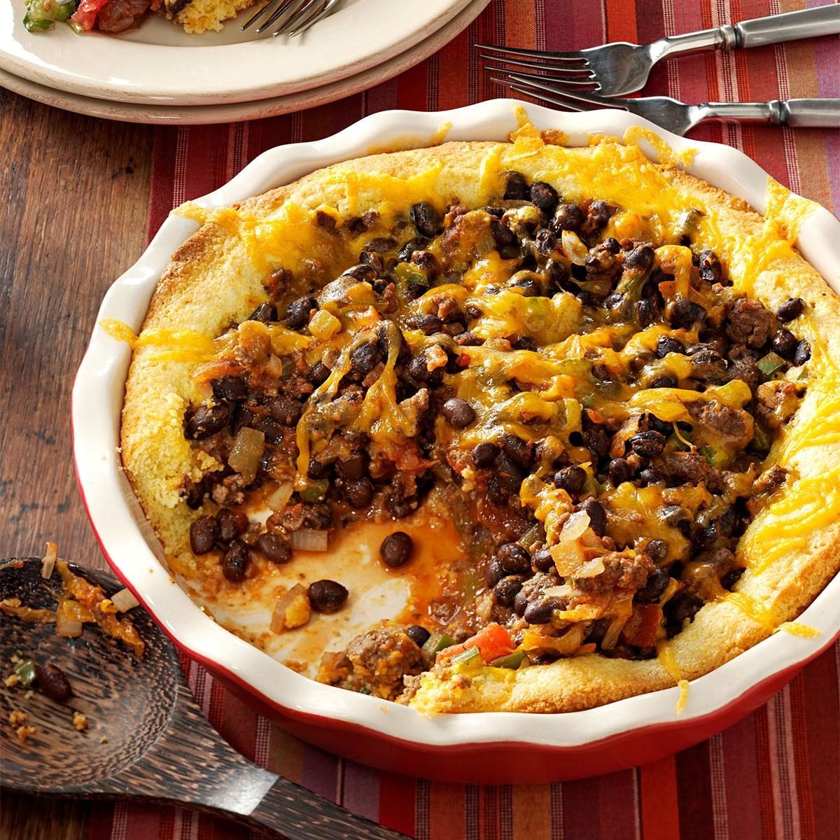 Black Bean Tamale Pie