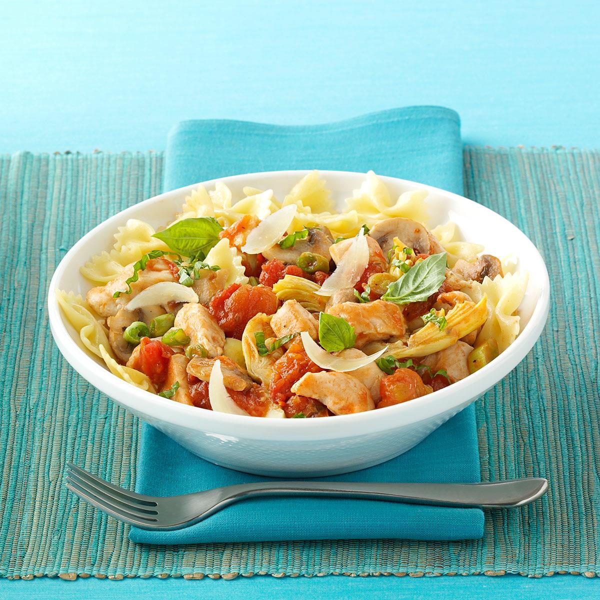 Chicken and Artichoke Pasta