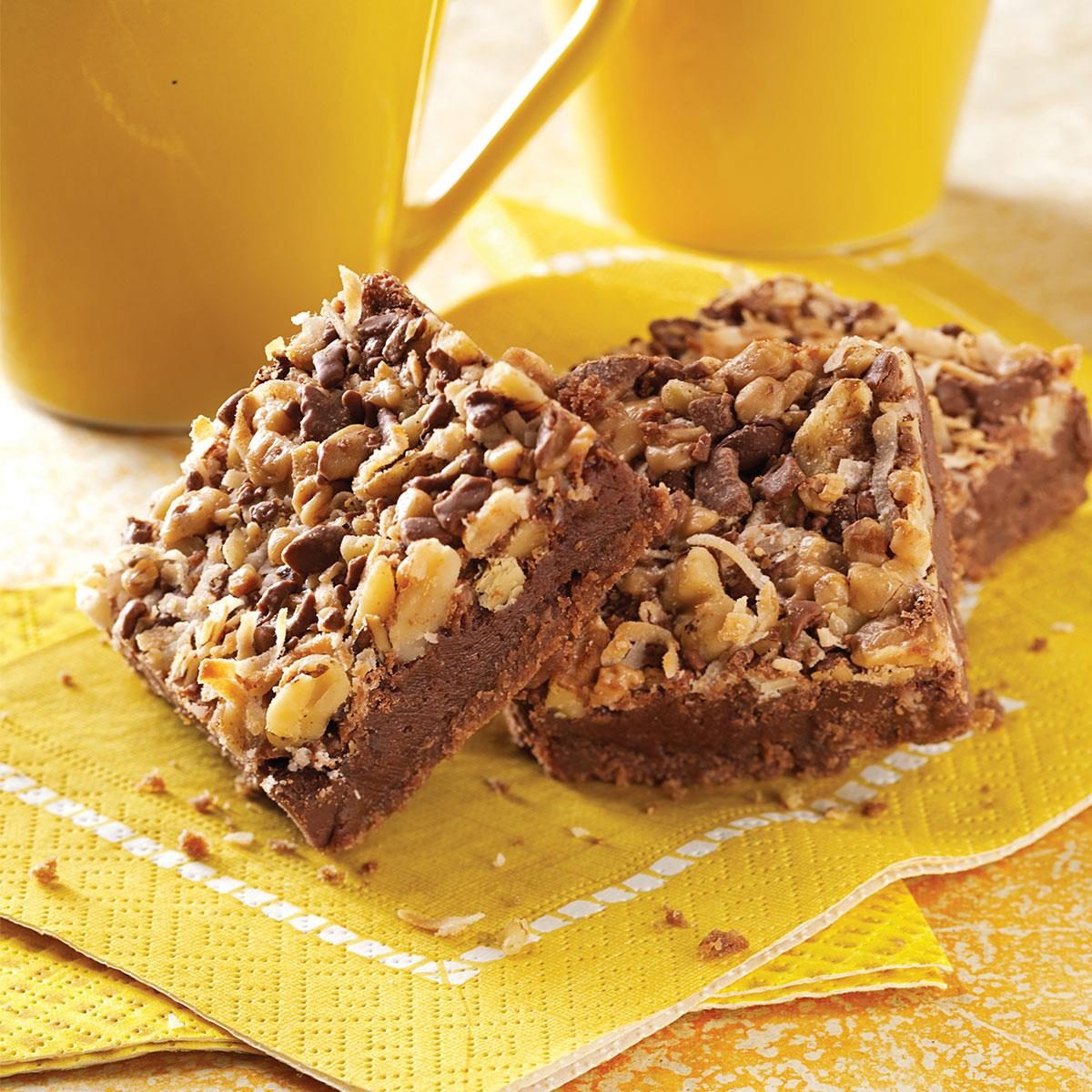 Coconut Chip Nut Bars