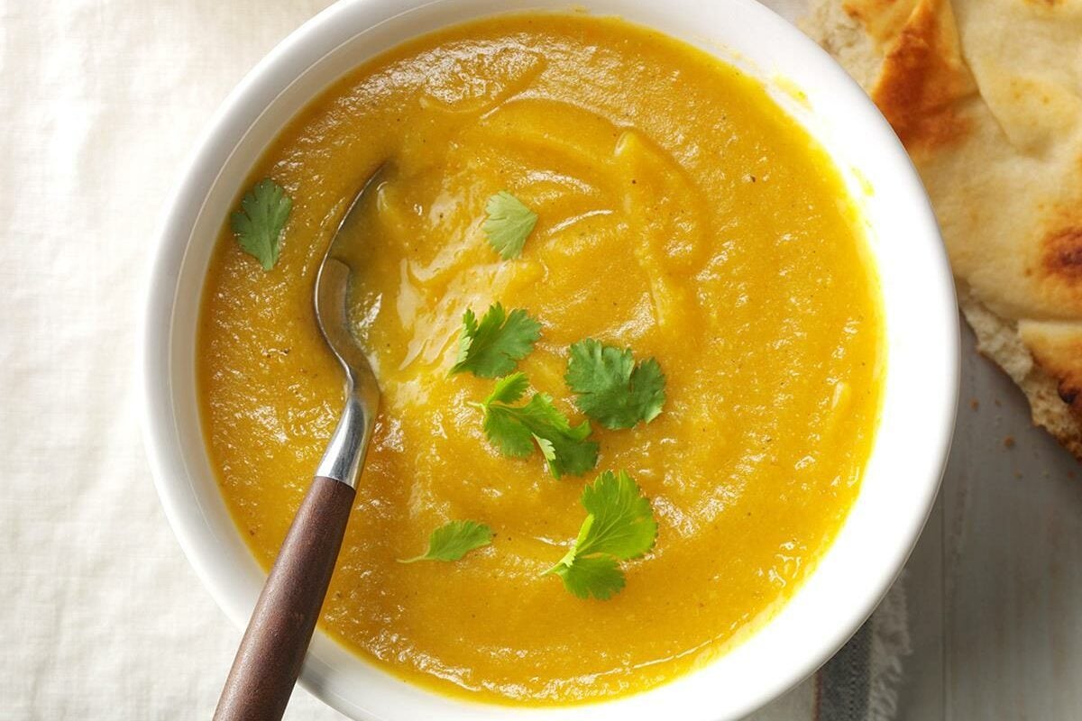 Creamy Cauliflower Pakora Soup