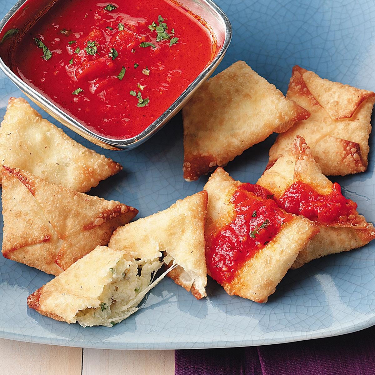 Italian Cheese Wontons