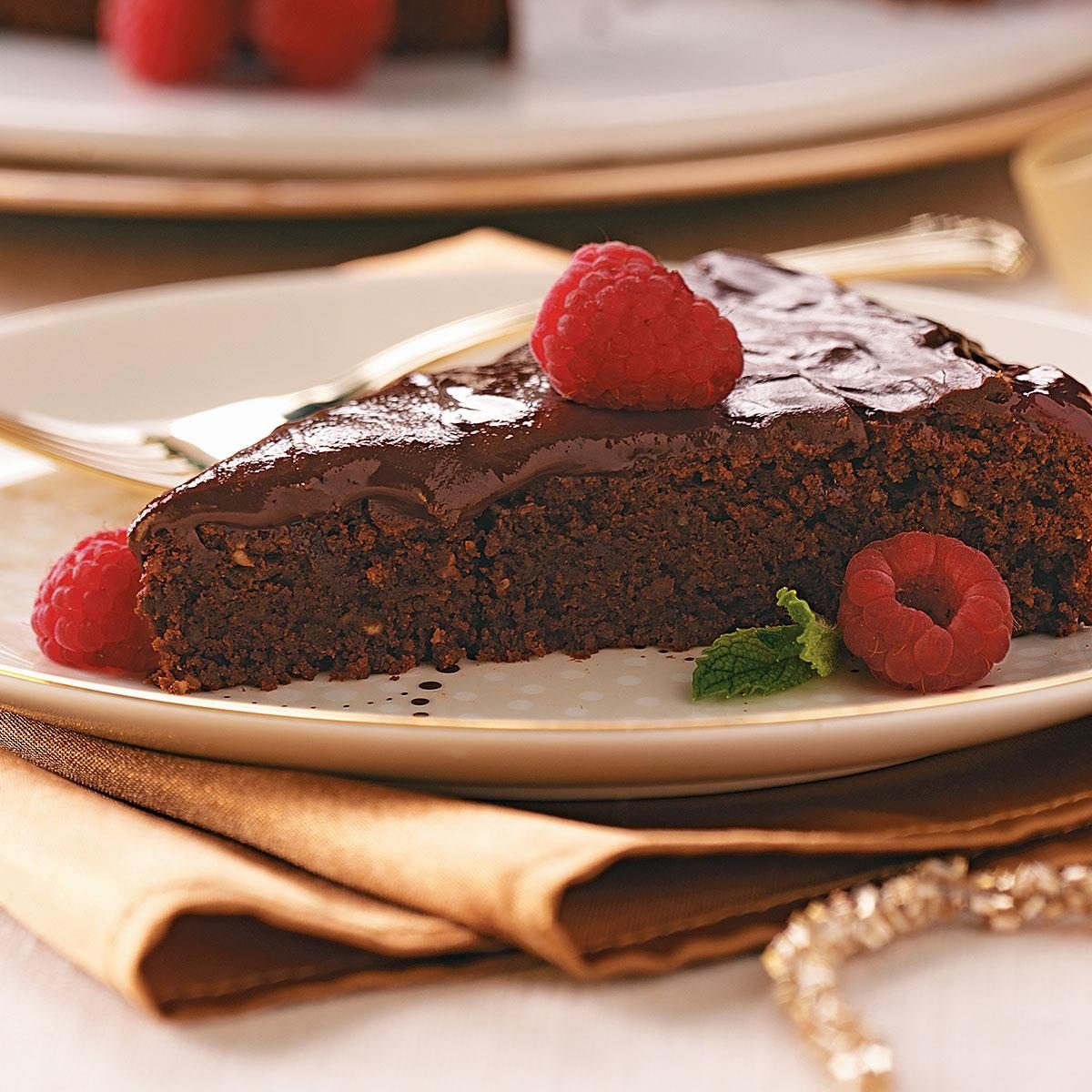 Raspberry Sacher Torte