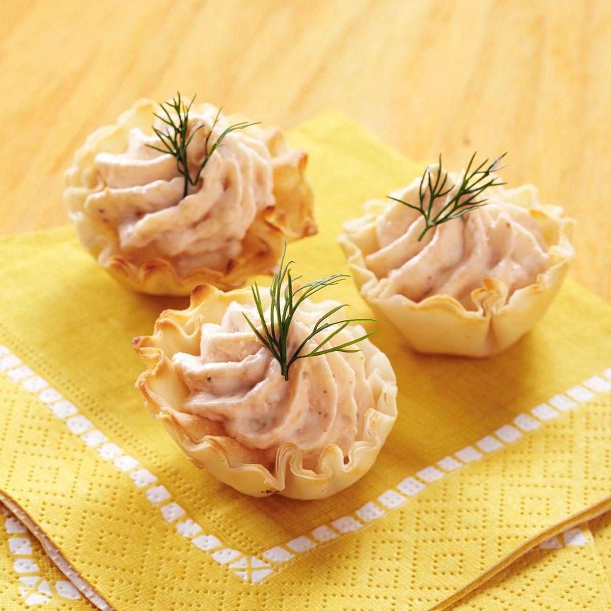 Salmon Mousse Tartlets