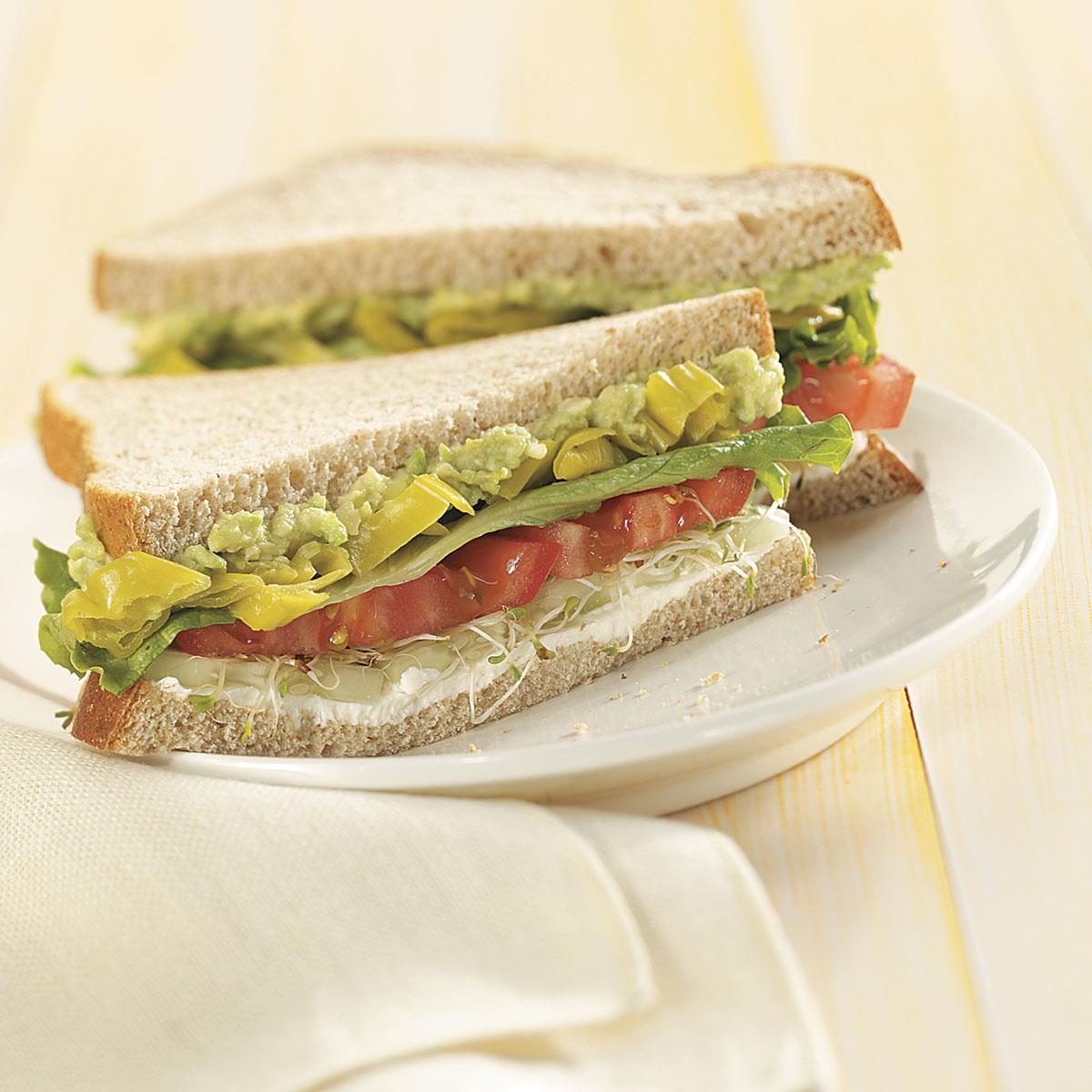 Summer Veggie Sandwiches