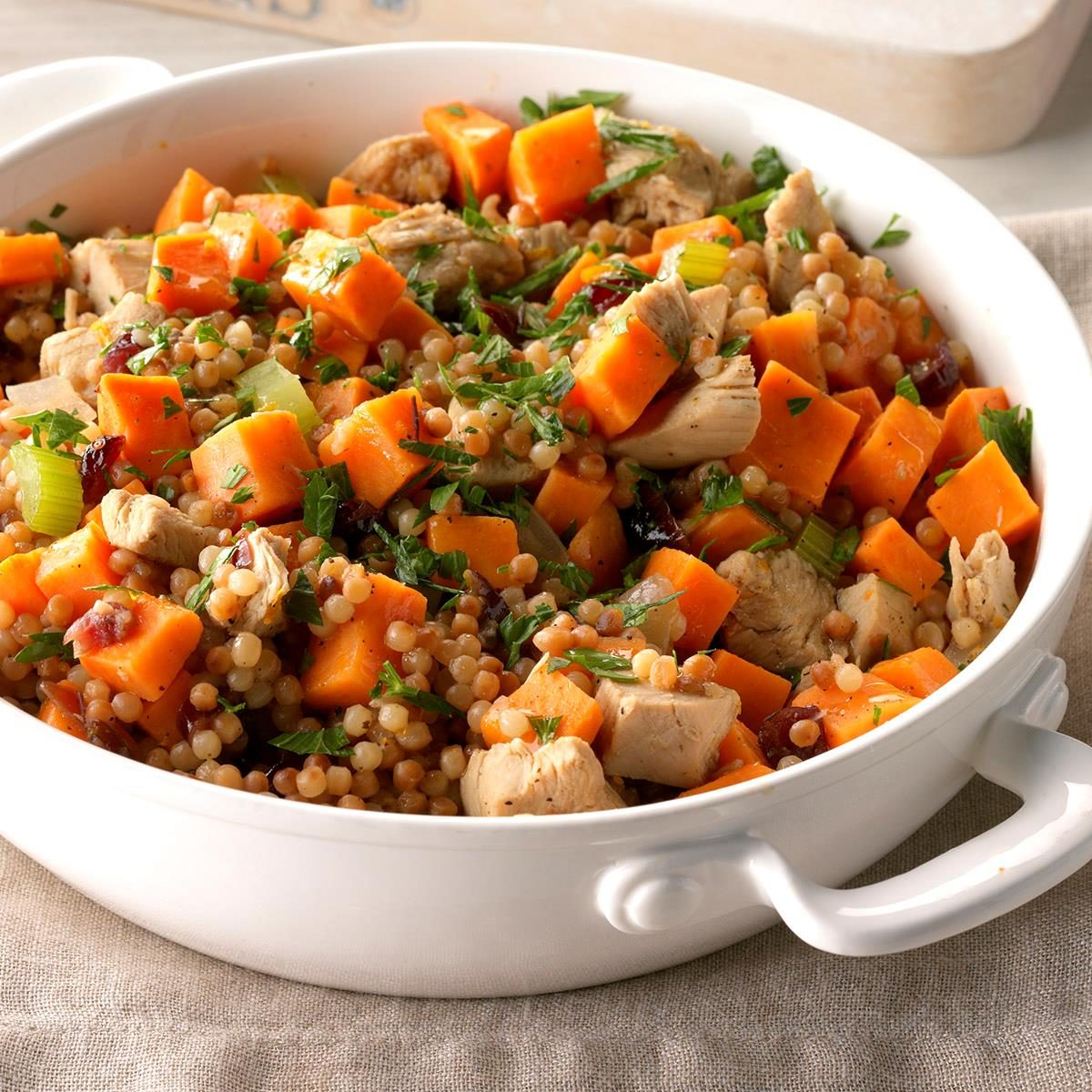 Sweet Potato and Turkey Couscous
