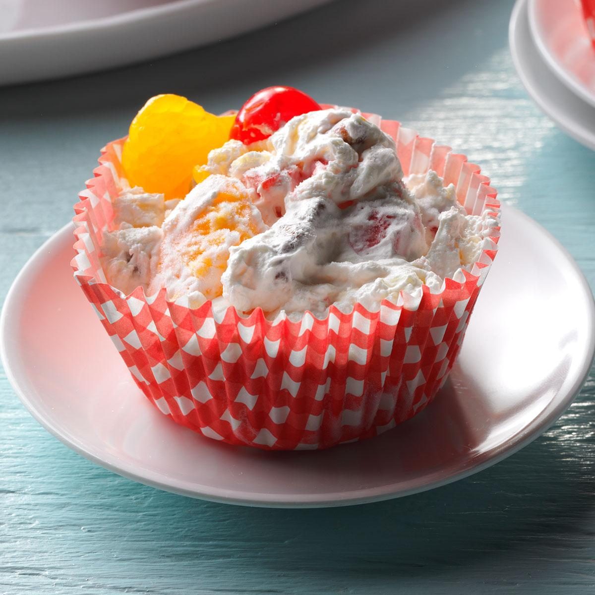 Creamy Frozen Fruit Cups