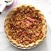 Plum & Hazelnut Pie