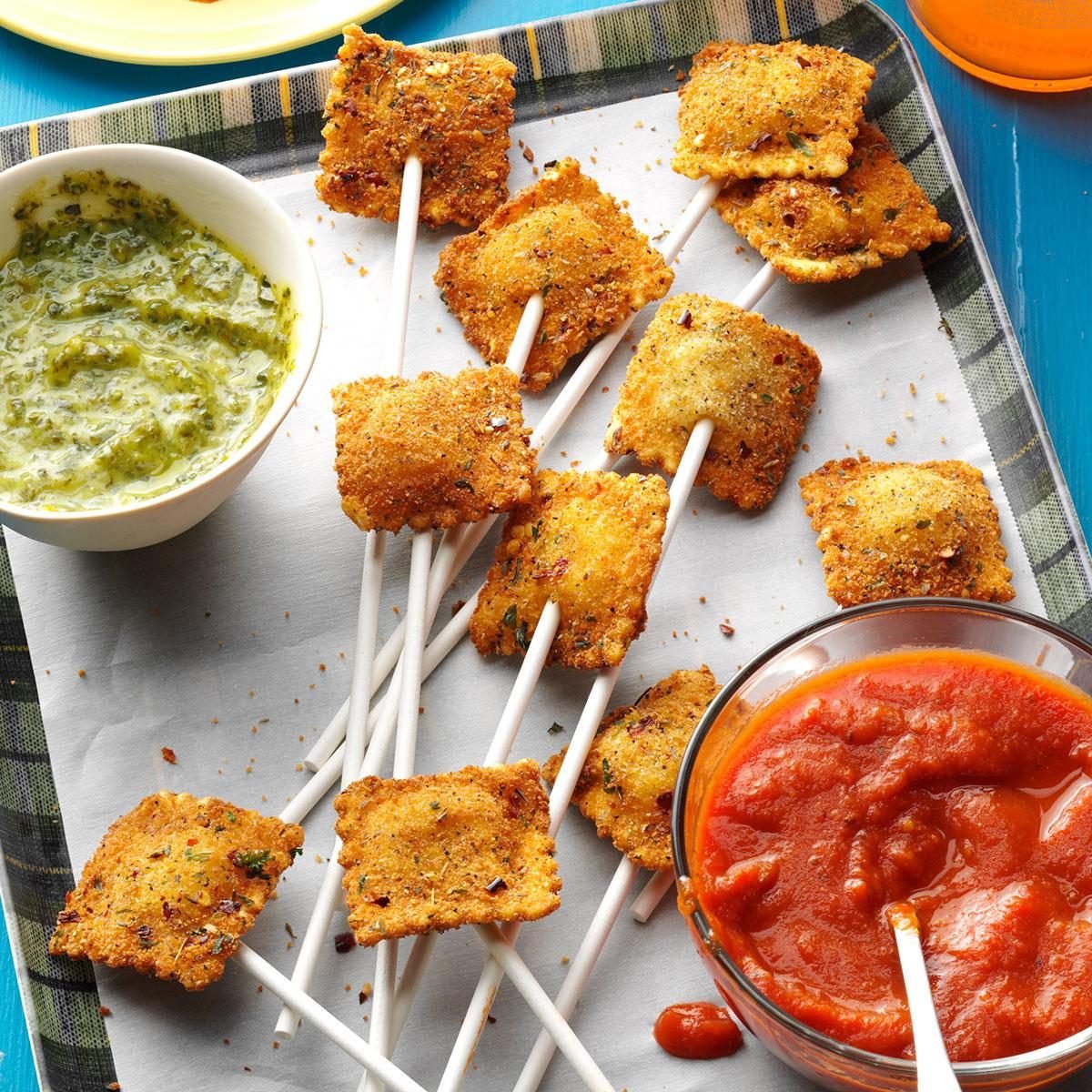 Ravioli Appetizer Pops