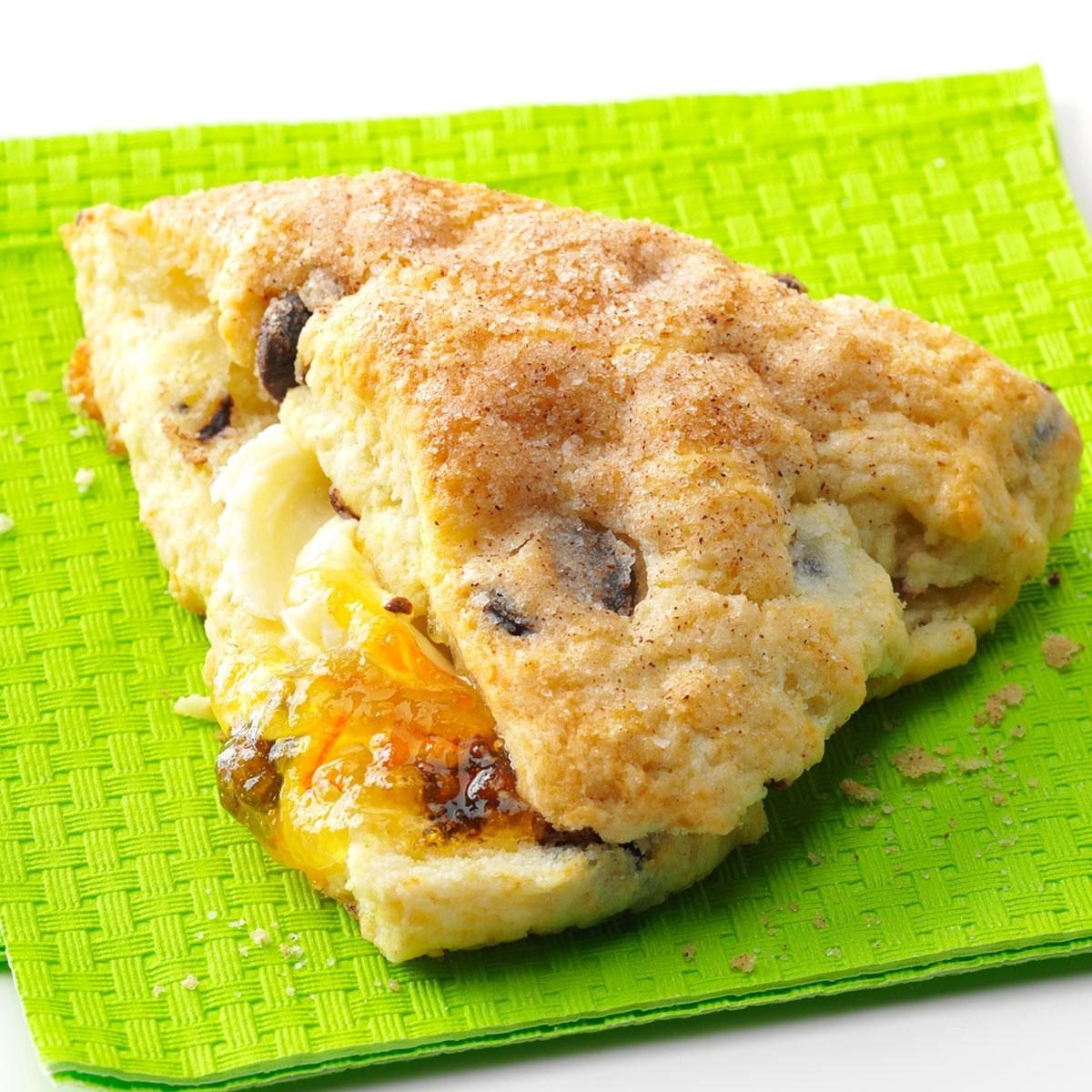 Orange Chocolate Chip Scones