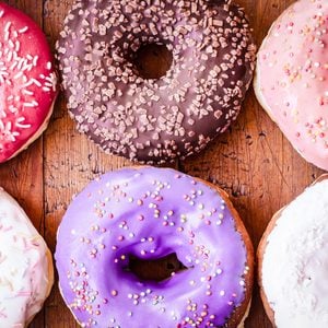 Sweet icing sugar food.