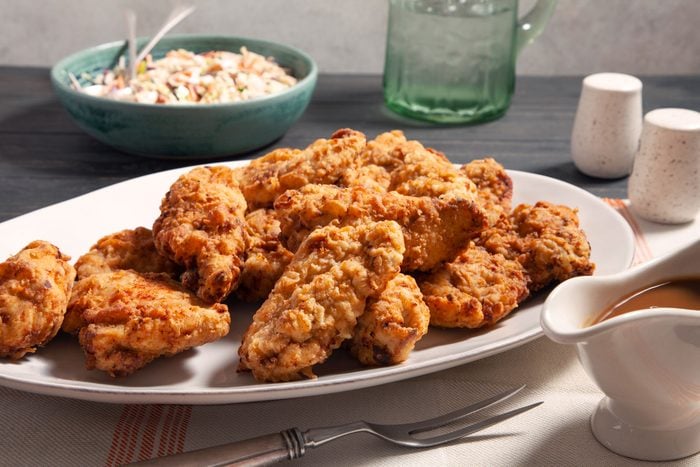 Cajun Country Fried Chicken served in plate