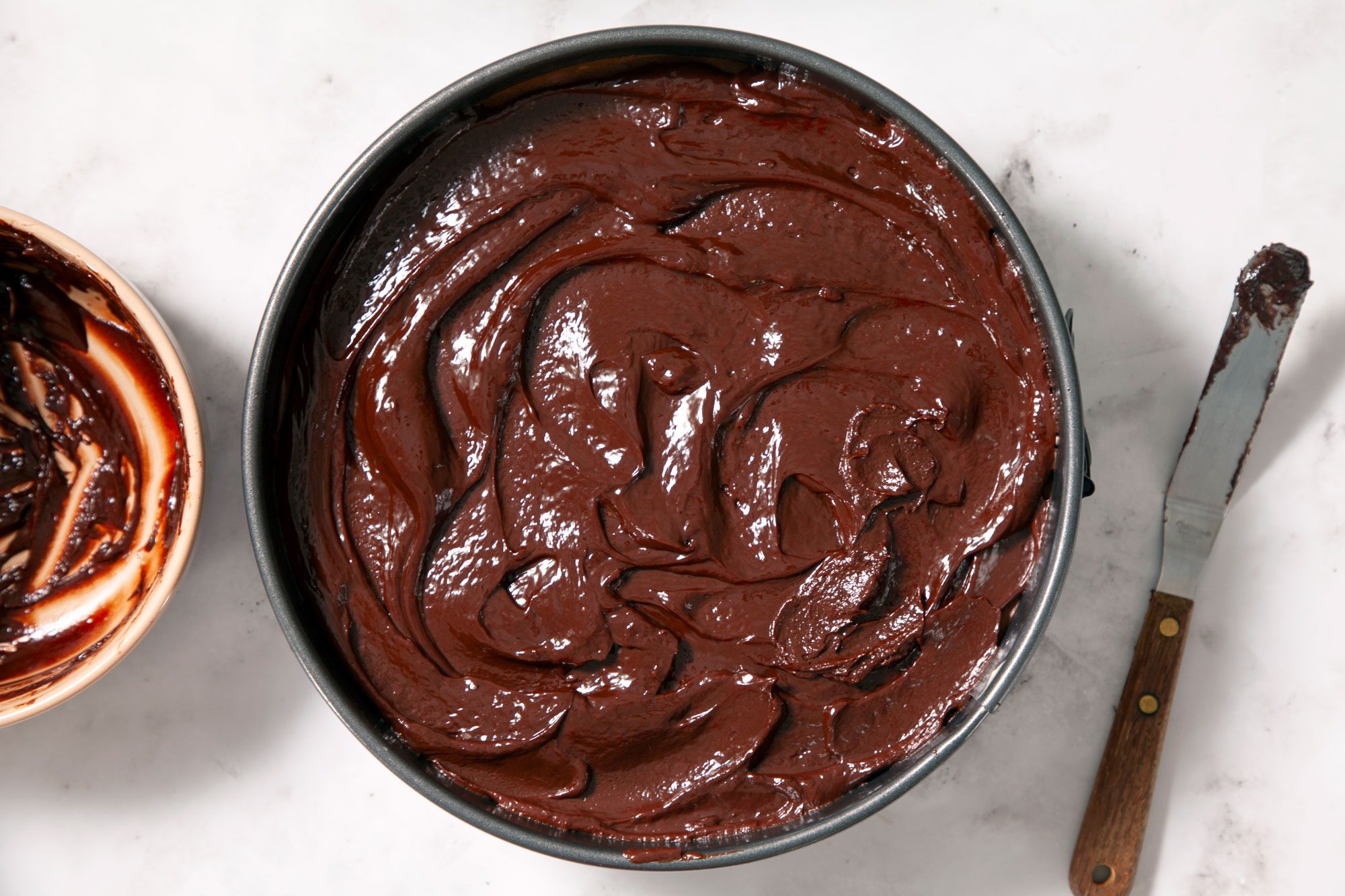 Chocolate & Peanut Butter Mousse Cheesecake