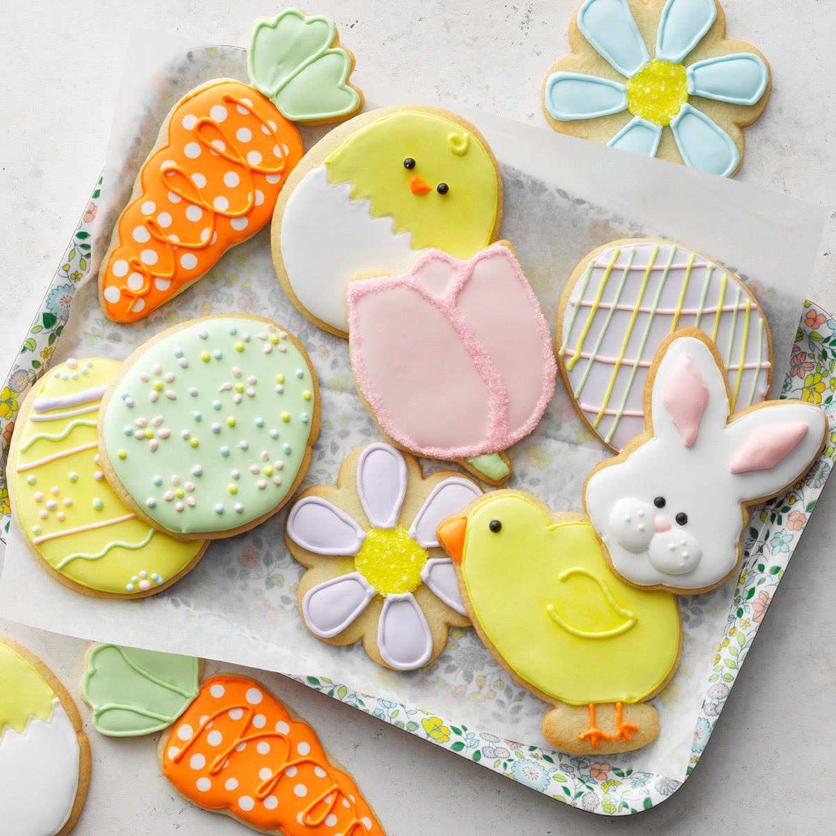 Easter Sugar Cookies 