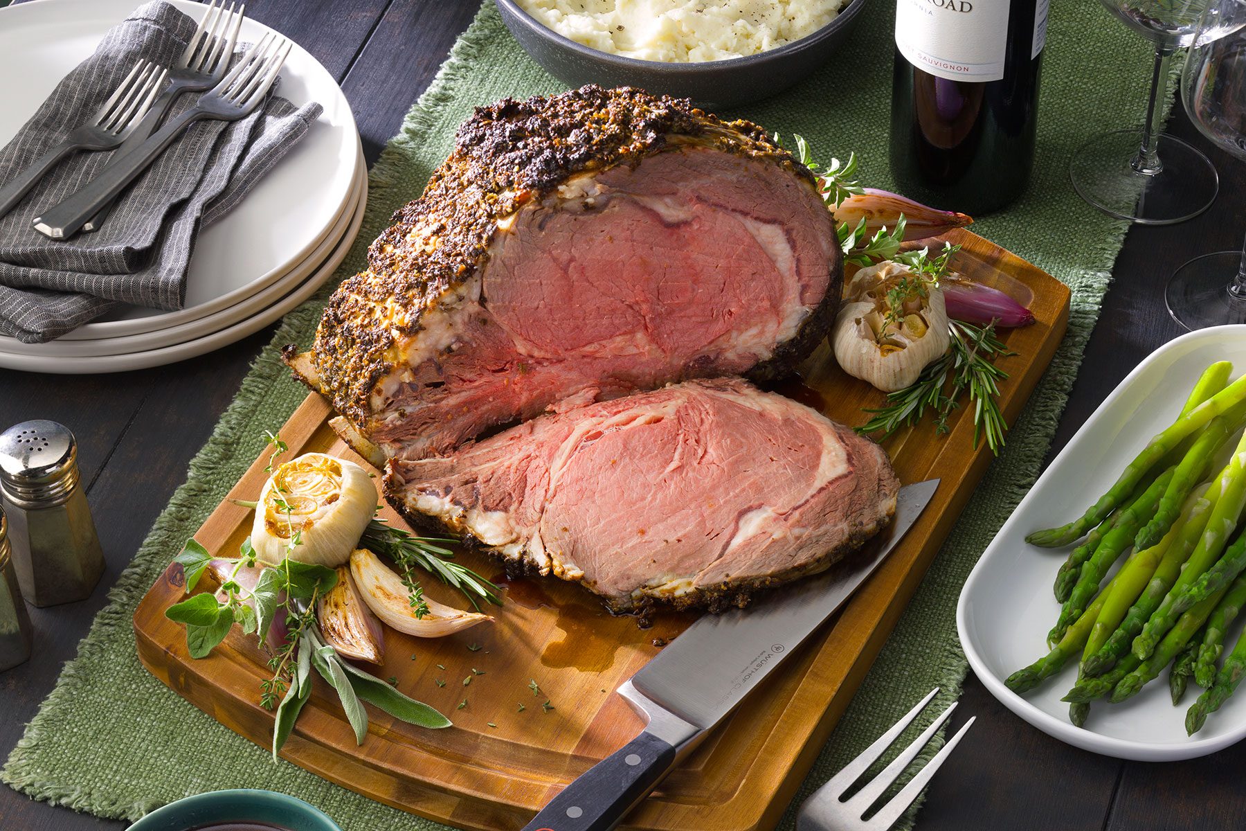 Herb Crusted Prime Rib 