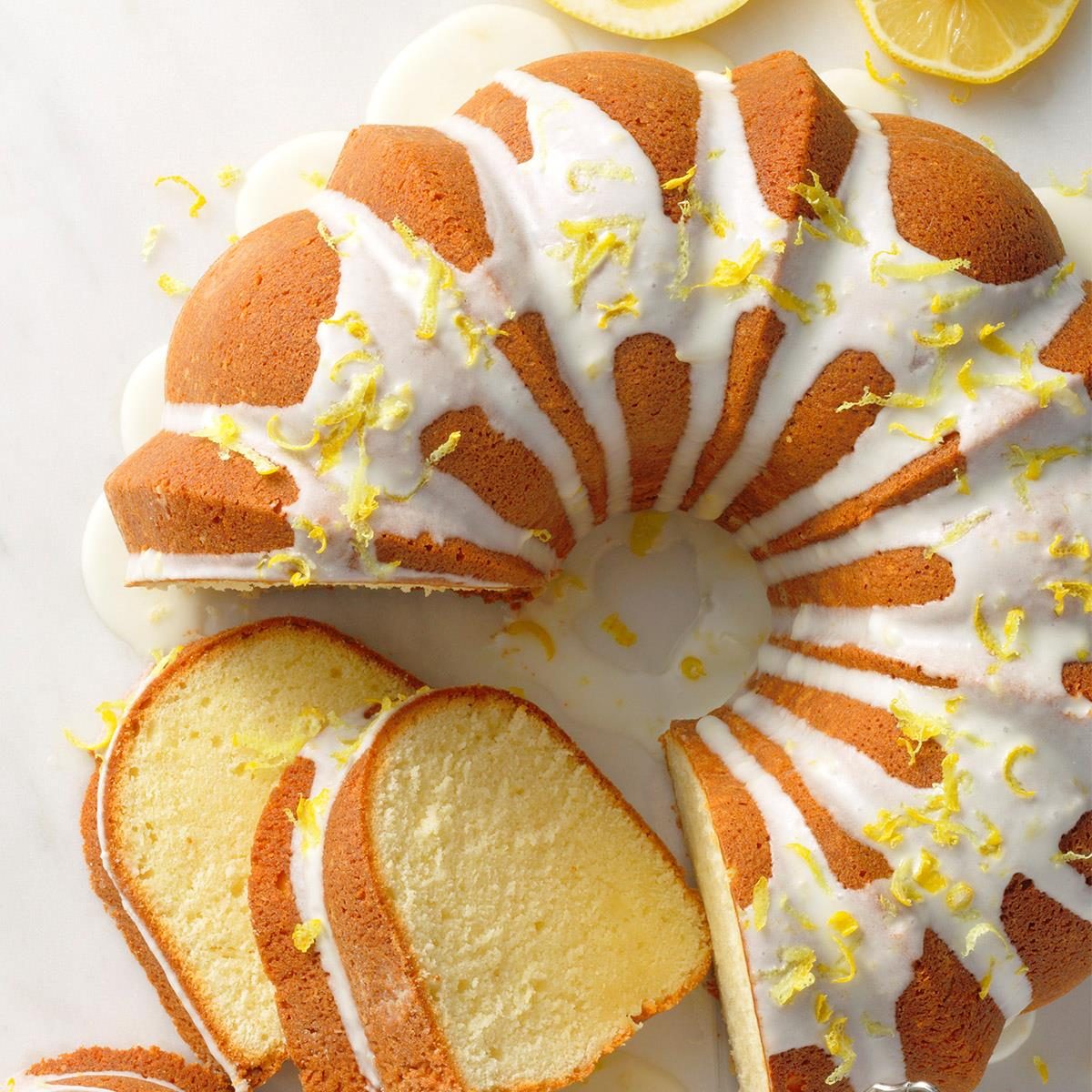 Lemon Sour Cream Pound Cake