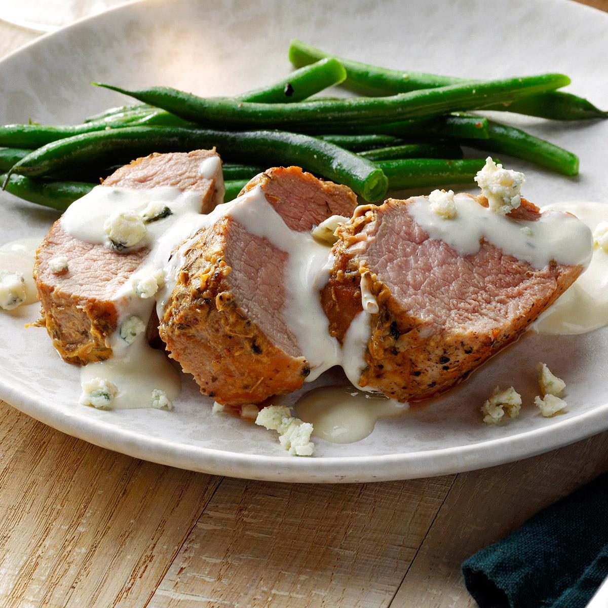 Pork with Gorgonzola Sauce