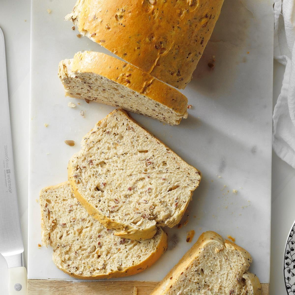 Seeded Honey-Wheat Bread