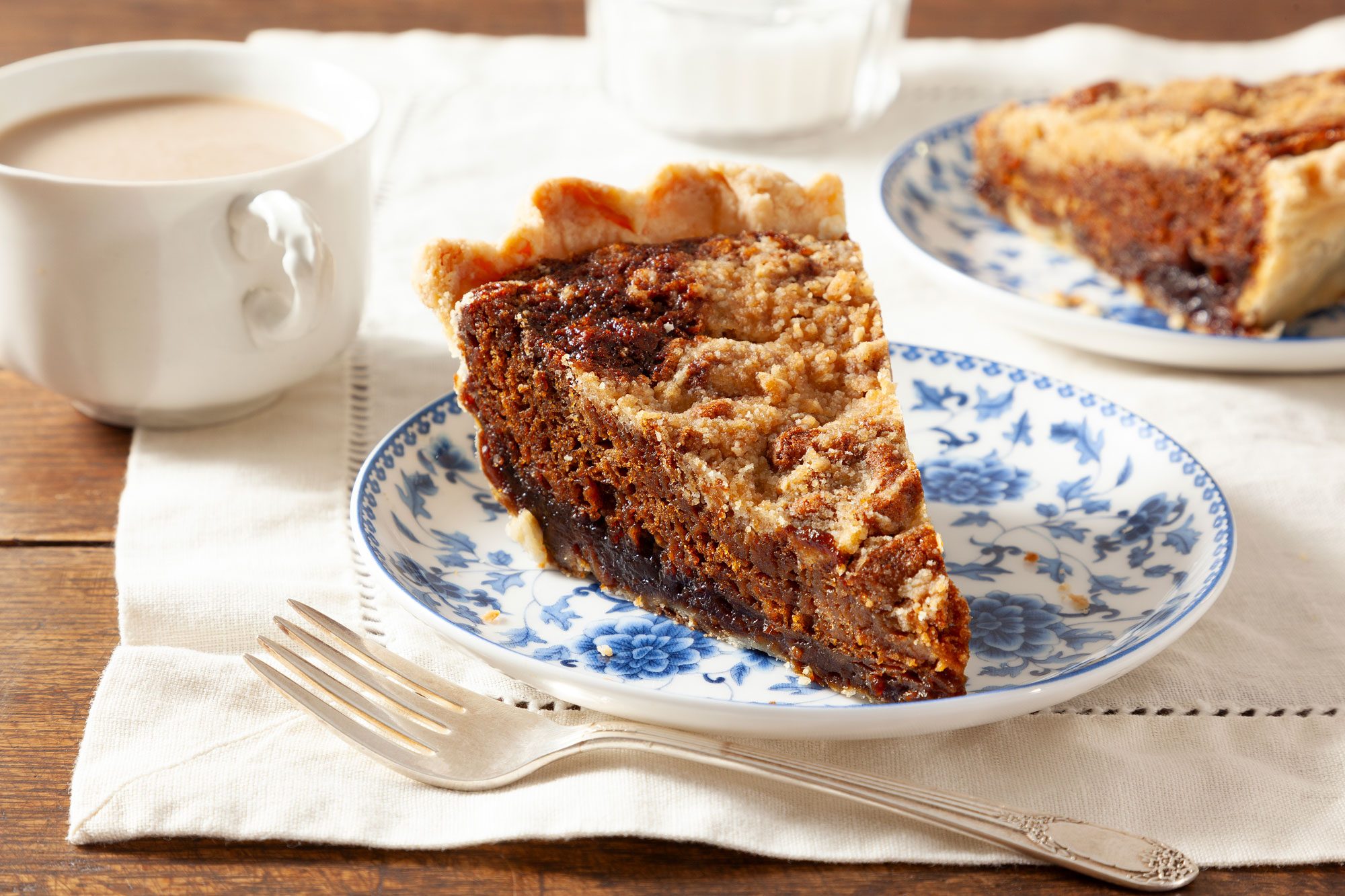 Shoofly Pie served in plate