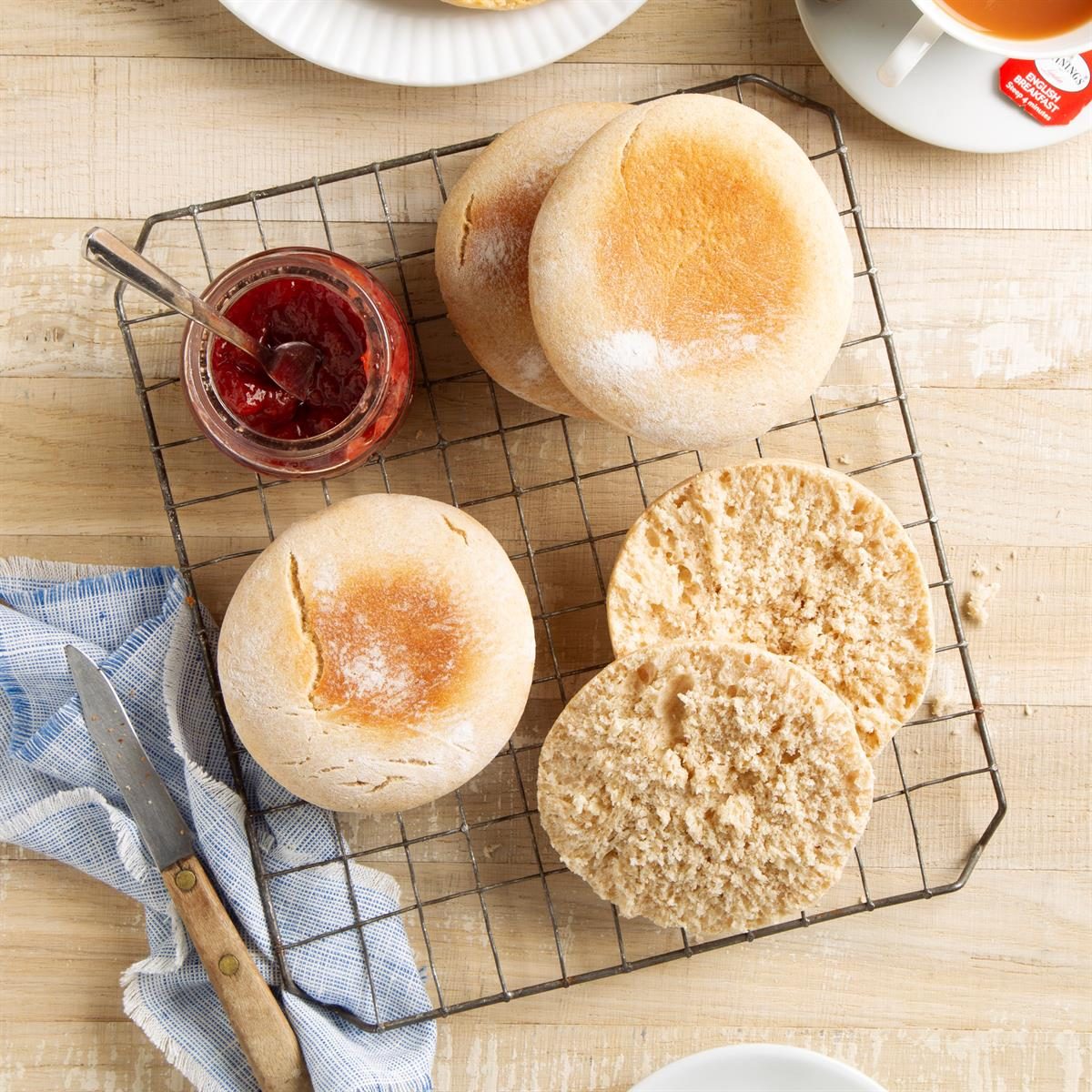 Whole Wheat English Muffins