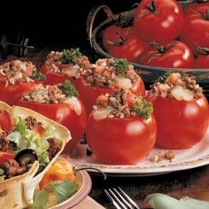 Rice-Stuffed Tomatoes