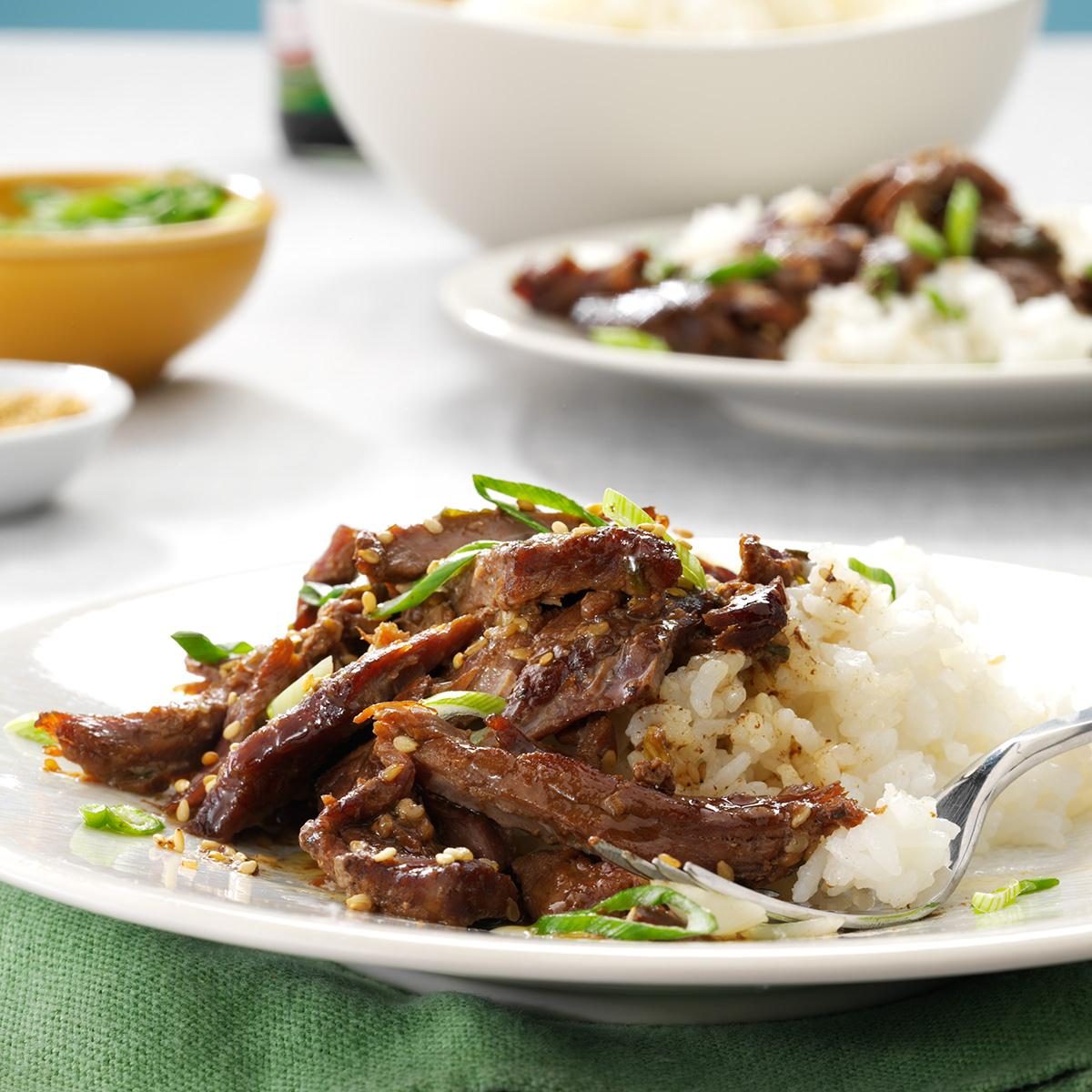 Slow-Cooker Garlic-Sesame Beef