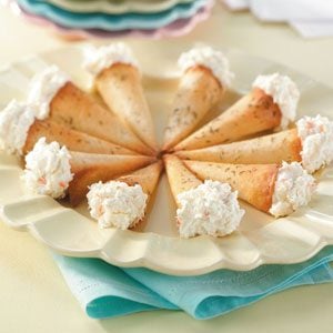 Crab-Stuffed Cones