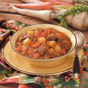 Root Vegetable Beef Stew