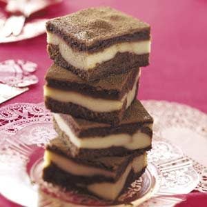 Tiramisu Brownies with Mascarpone Filling