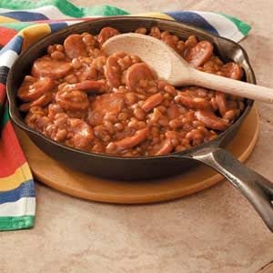 Kielbasa with Baked Beans