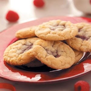 Coconut Raspberry Cookies