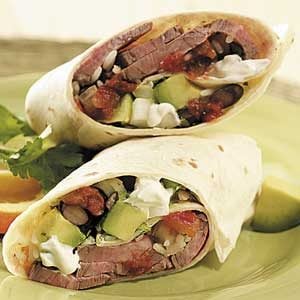 Flank Steak Burritos
