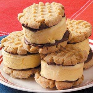 Peanut Butter Ice Cream Sandwiches