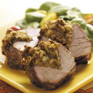 Grilled Stuffed Pork Tenderloin