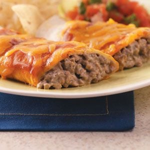 Creamy Beef Enchiladas
