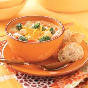 Cheesy Vegetable Chowder
