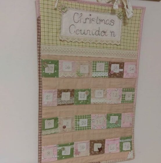 vintage advent calendar