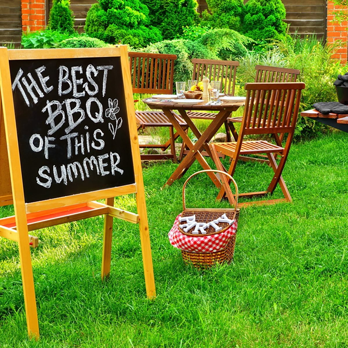 An Invitation To A Summer Barbecue Grill Party