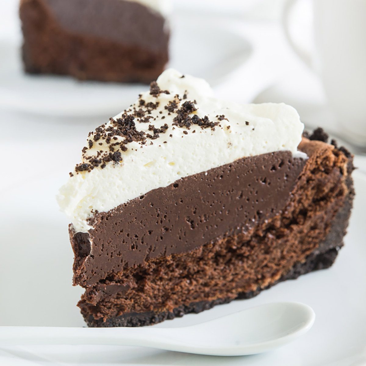 Mississippi mud pie (chocolate cake)