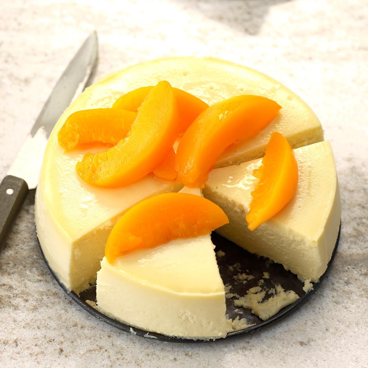 Peachy Summer Cheesecake