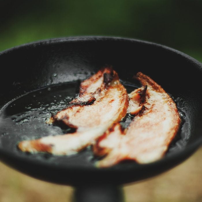 Fried bacon
