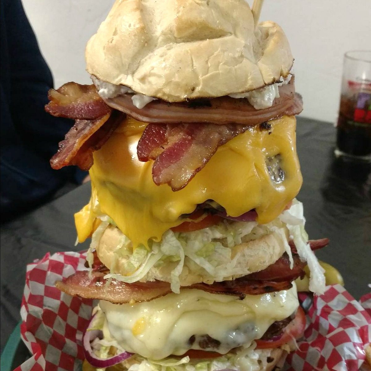 West Rib Pub Grill burger