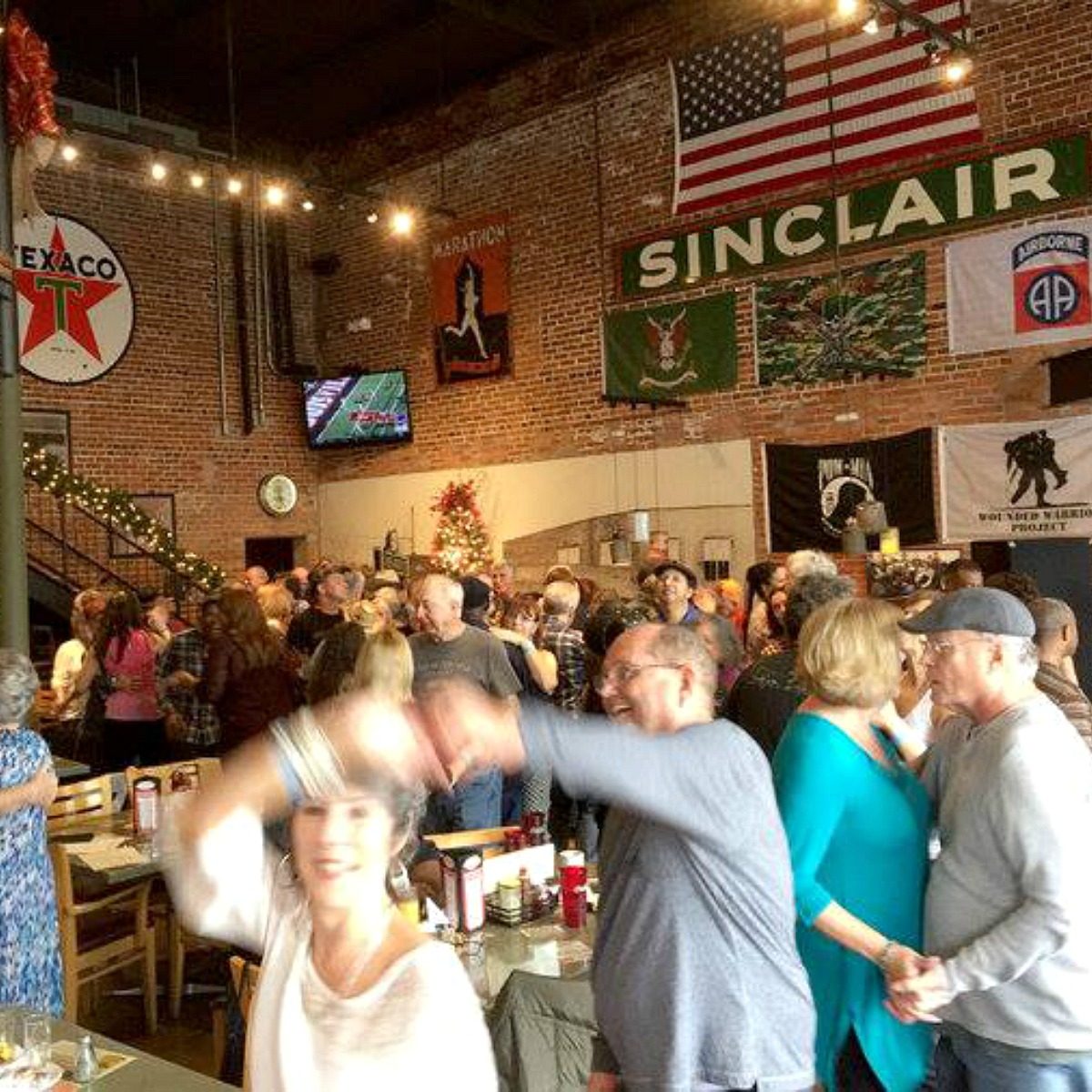 People dancing inside Buck & Johnny