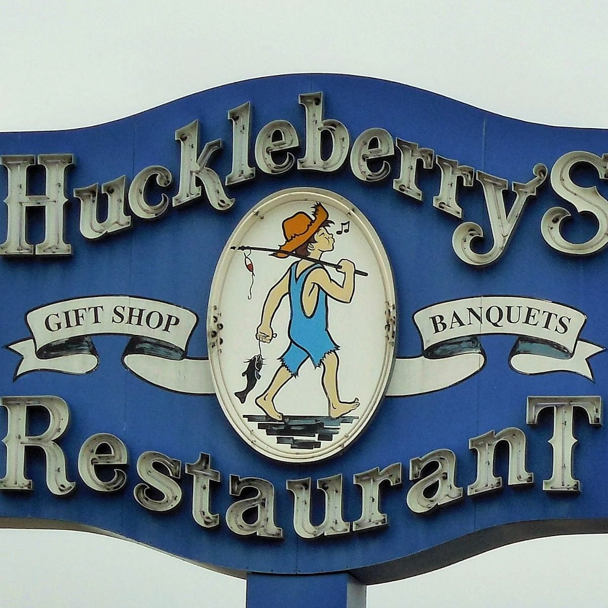 Sign for Huckleberry