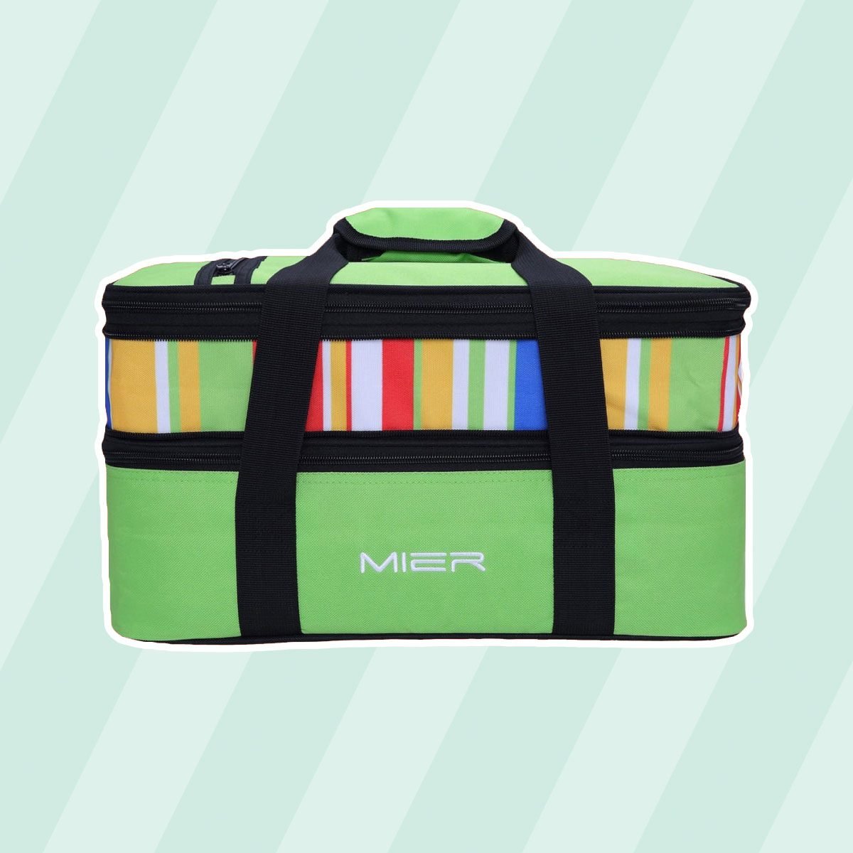 MIER Insulated Double Casserole Carrier