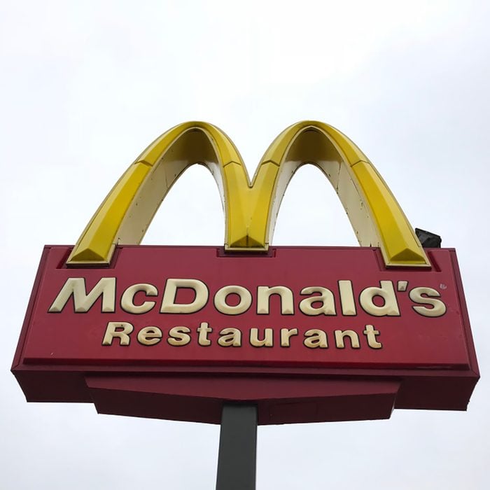 Exterior shot of a McDonald