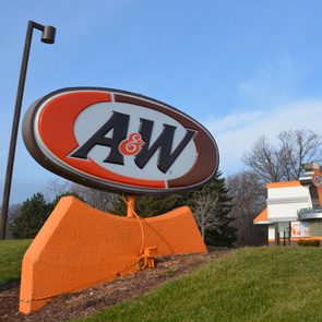 A&W, whose Fairlane Mall store logo is shown