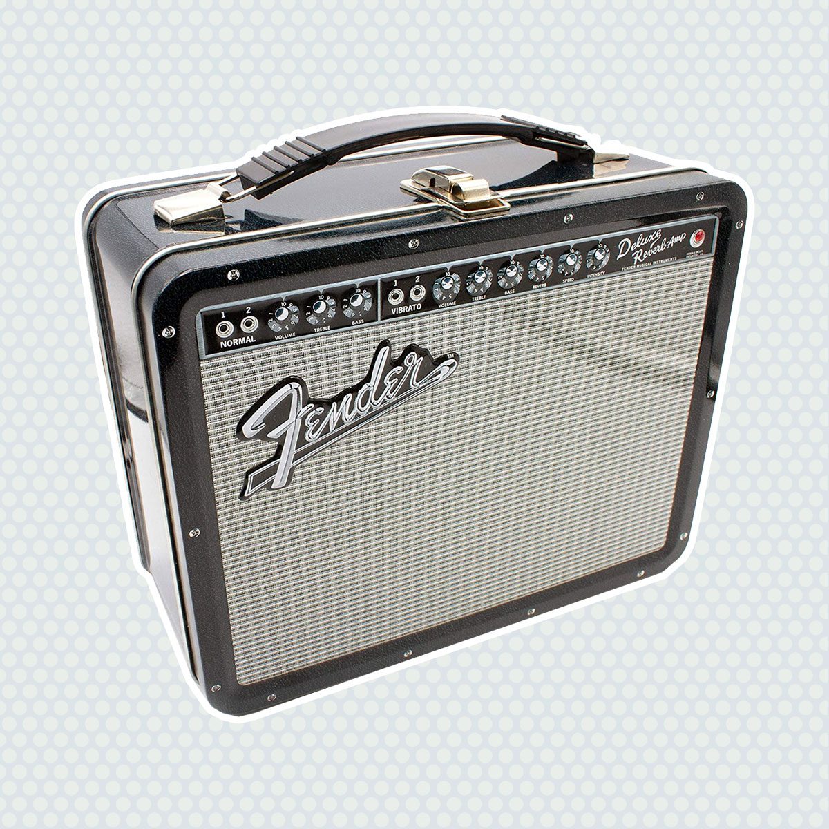 old school lunch box Aquarius Fender Amp Large Storage